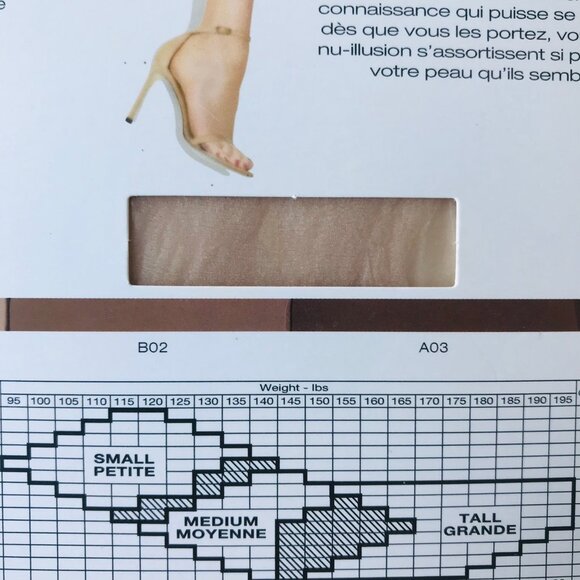 Donna Karan Hosiery Beyond The Nudes Thigh high Style DK 5003 Tone A01 - Picture 4 of 4